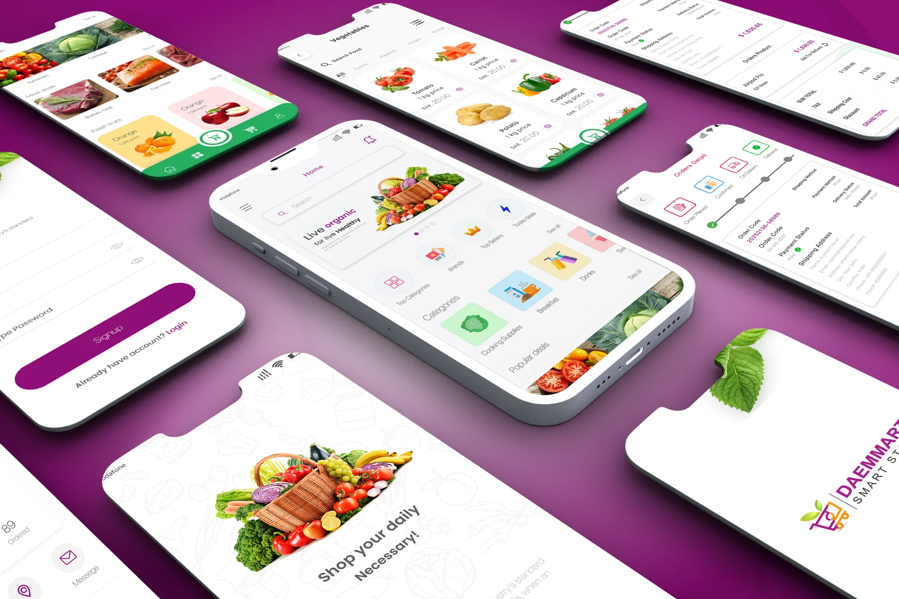 Daemmart B2B Application